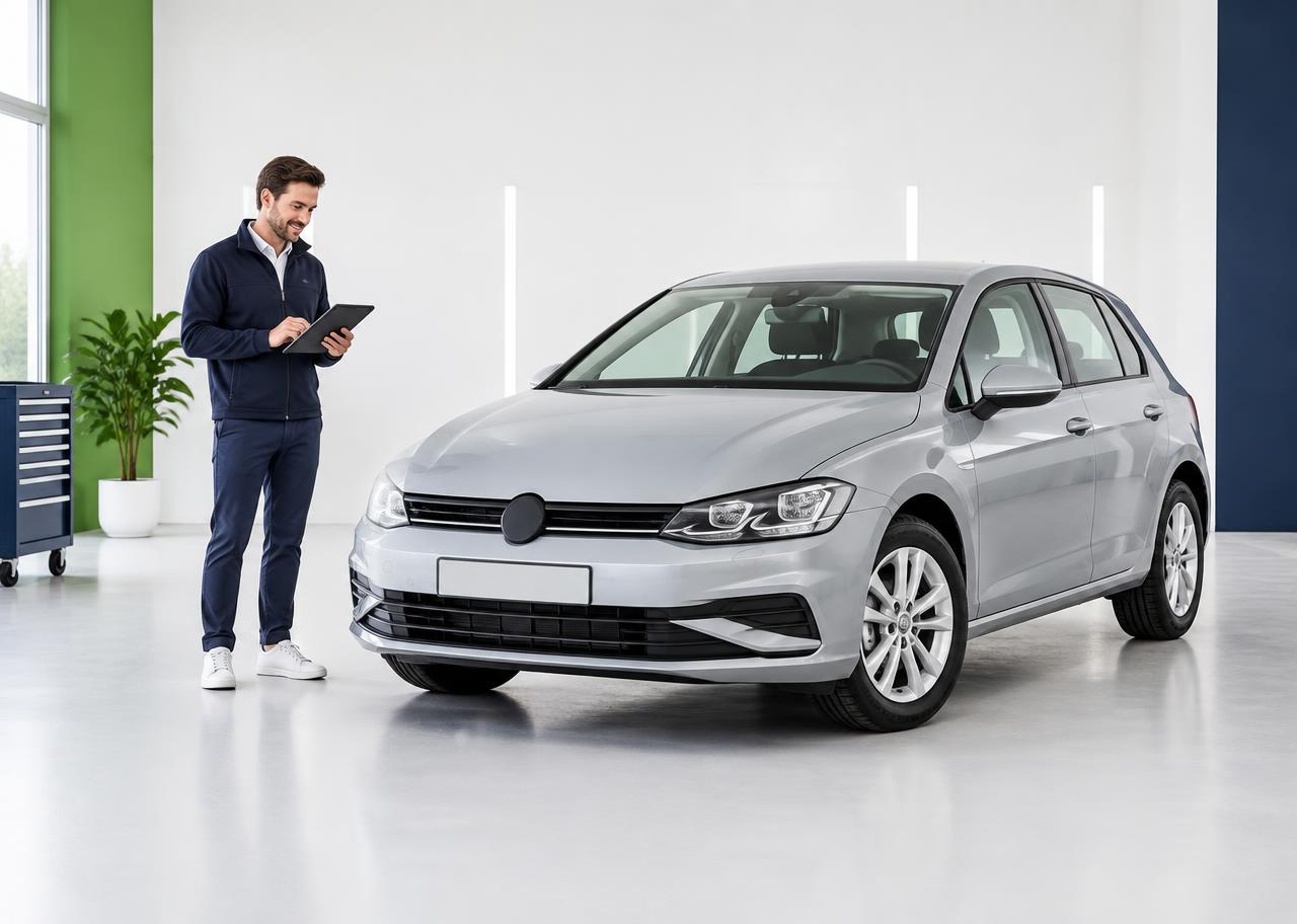 Auto wordt onafhankelijk geïnspecteerd voor een taxatie